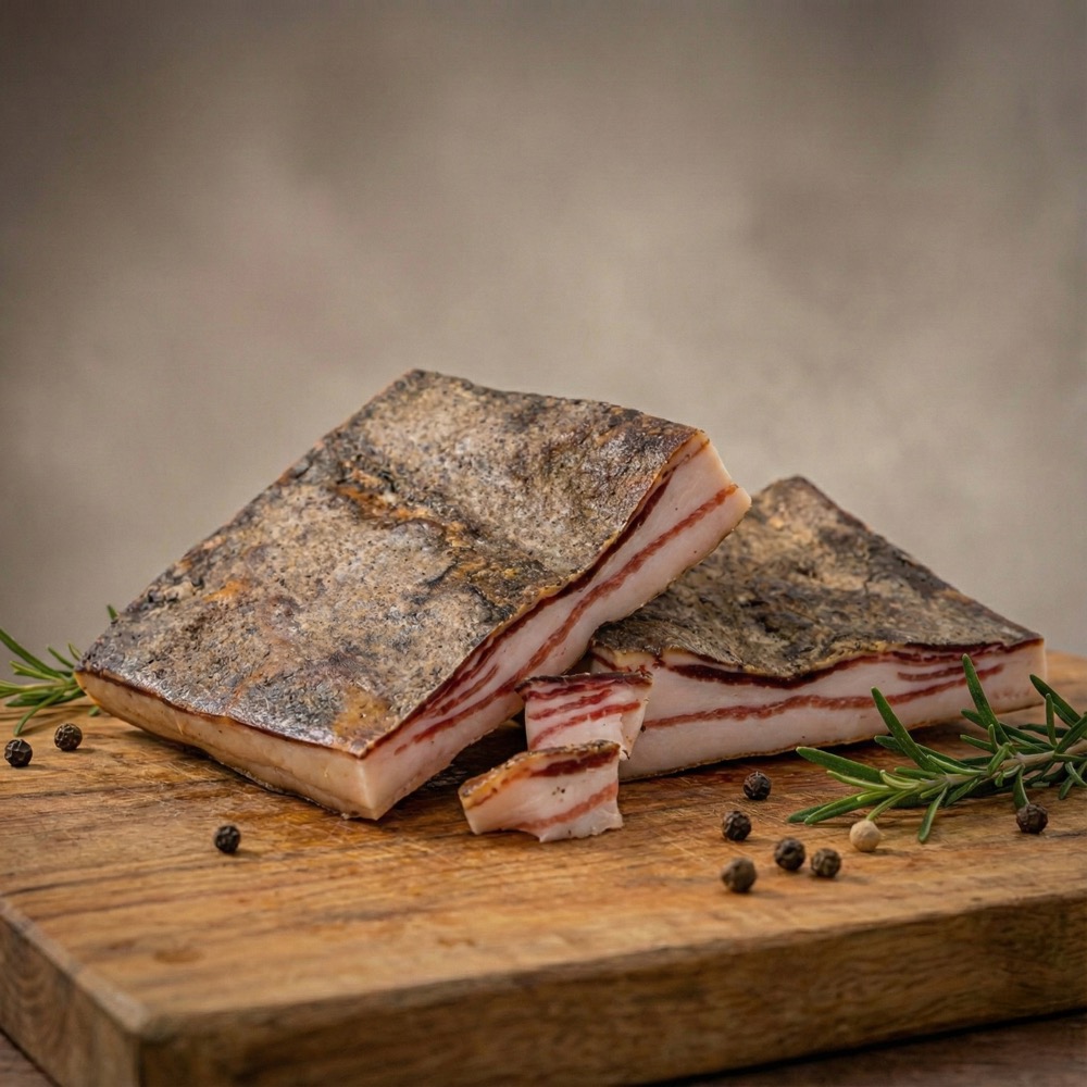 Pancetta de porc noir Nebrodi  tesa (500g)