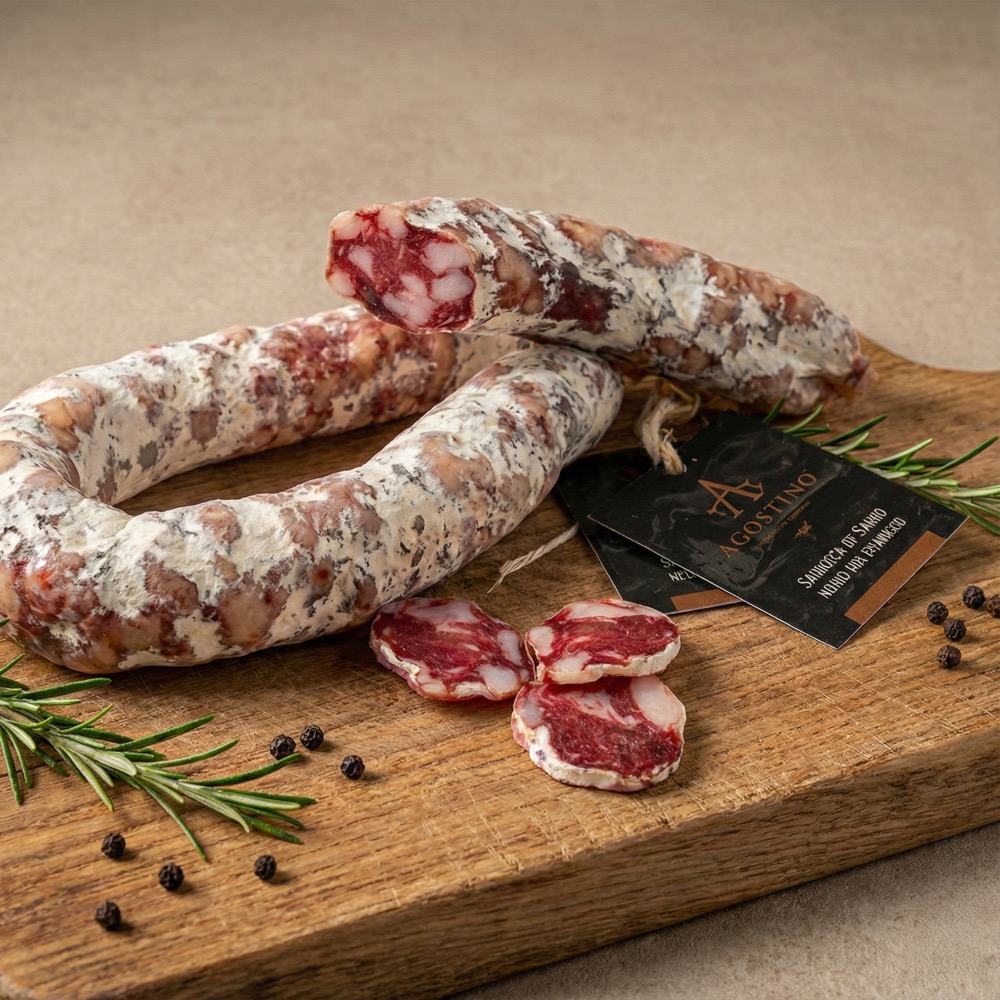 Saucisse de porc noir Nebrodi (à l'unité / 400g environ)