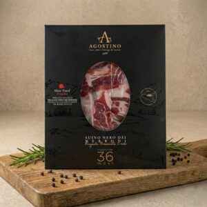 Jambon cru de porc noir des Nebrodi nourris aux glands (200g)