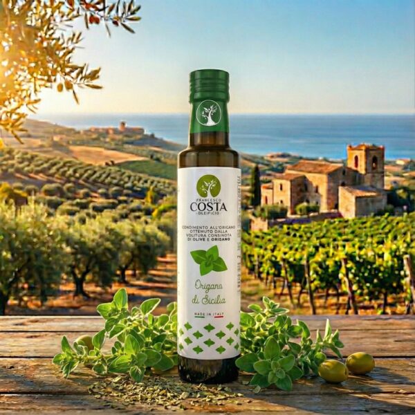 Condiment à l'origan à l'huile d'olive extra vierge (25 cl)
