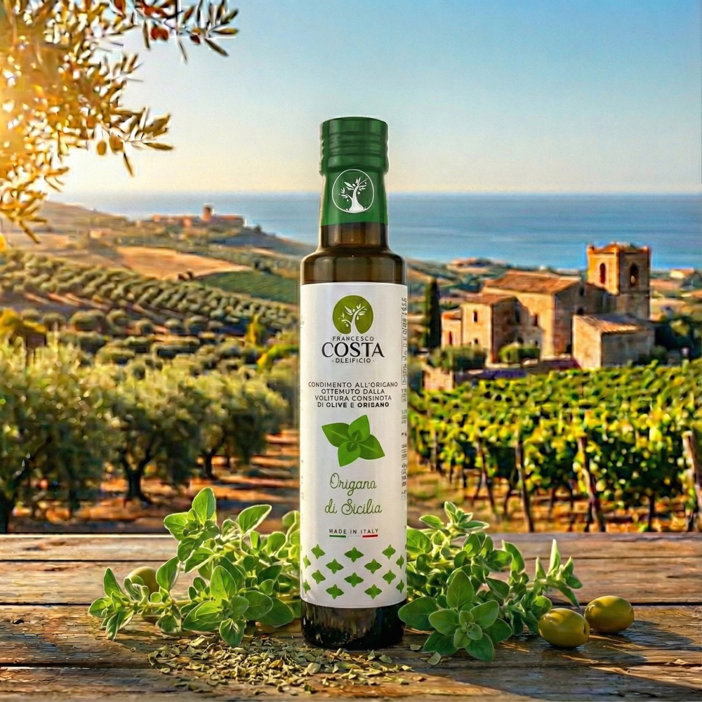 Condiment à l'origan à l'huile d'olive extra vierge (25 cl)