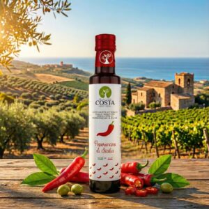 Condiment au piment à l'huile d'olive extra vierge (25 cl)