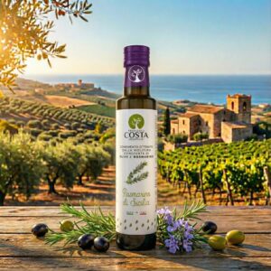 Condiment au romarin à l'huile d'olive extra vierge (25 cl)